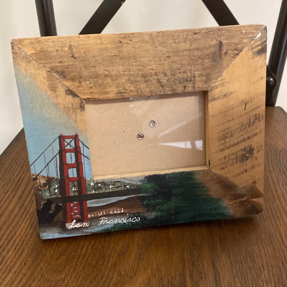 San Francisco Wooden Picture Frame